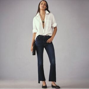 NWT MOTHER Insider Crop Step Fray Off Limits Jeans  Anthropologie